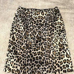 Cheetah Print Skirt